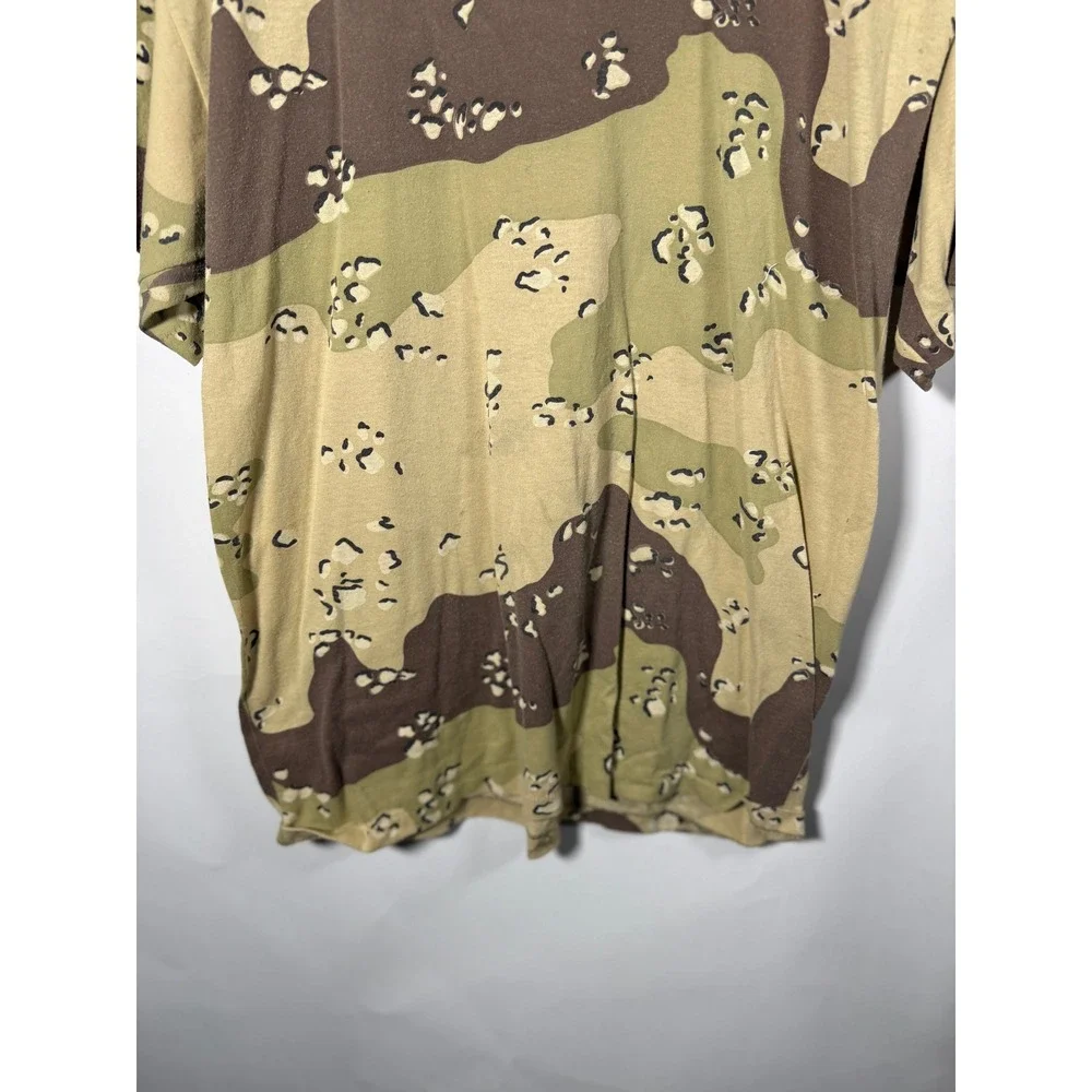 Vintage Tee Swing Desert Camo T Shirt Mens Large Chocolate Chip Camouflage USA - Picture 5 of 8